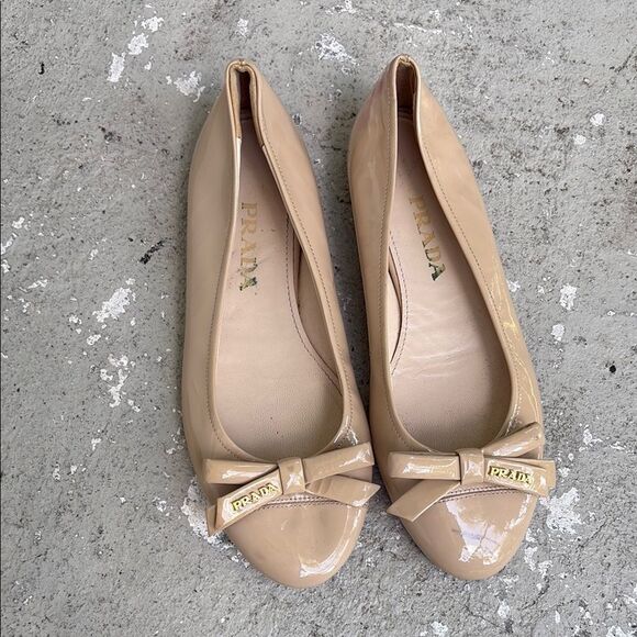 Prada bow ballet flats - Picture 1 of 9